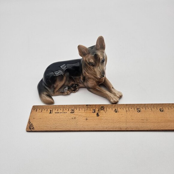 Vintage Miyakos Originals Japan Small Dog German Shepherd Figurine - Picture 7 of 7